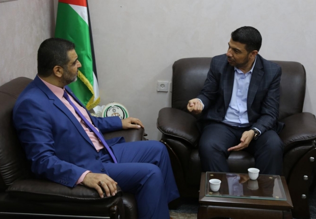 النائب العام يستقبل رئيس بلدية جباليا النزلة ويؤكد على التعاون لتحقيق المصلحة العامة وخدمة الجمهور