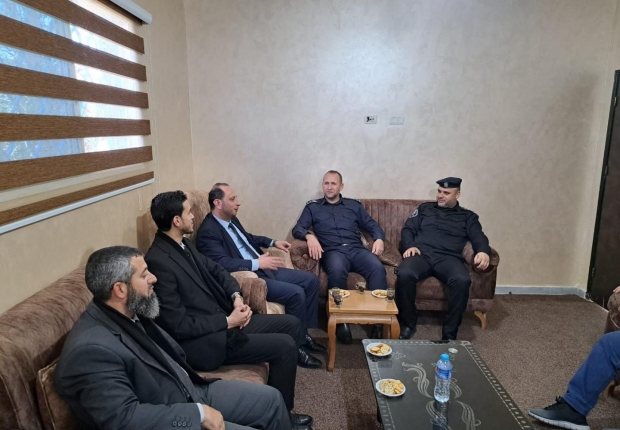 نيابة الوسطى الجزئية تُجري زيارة تفقدية لمركز شرطة النصيرات