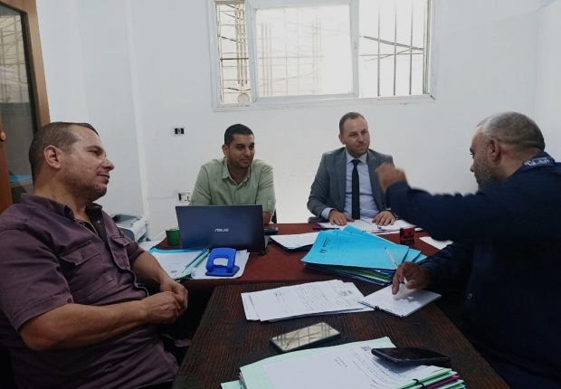 نيابة الشمال الجزئية تُجري زيارة لمركز شرطة جباليا البلد