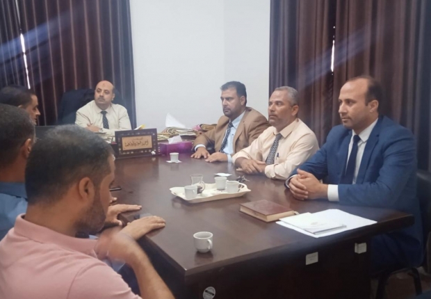  نيابة الوسطى الكلية تعقد اجتماعاً مع محكمة صلح وبداية الوسطى لتعزيز التعاون المشترك