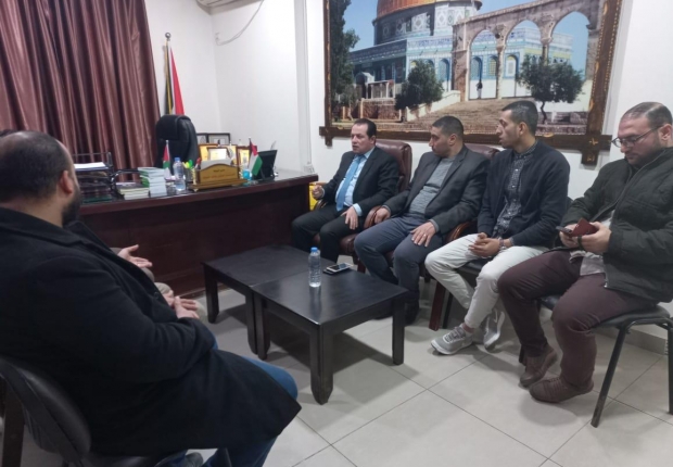 نيابة غزة الجزئية الثانية تجتمع بدائرة المباحث الطبية