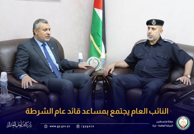 النائب العام يؤكد على التشدد مع كل من يحاول زعزعة الاستقرار الأمني في القطاع