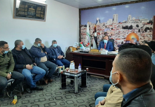 رئيس نيابة الوسطي ومدير المباحث العامة  بالمحافظة يؤكدان على  مكافحة الجرائم الالكترونية