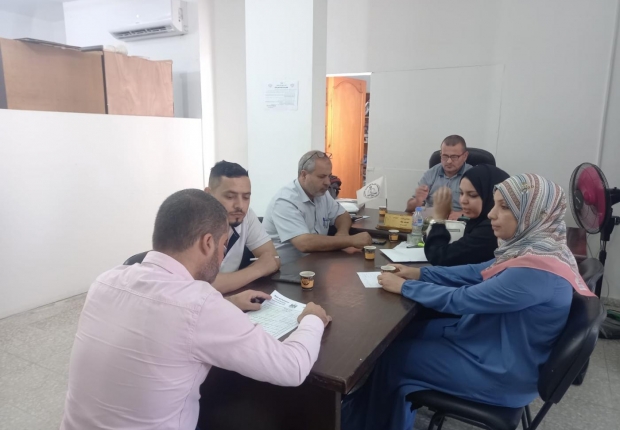 نيابة الوسطى الكلية تعقد لقاءً مع محكمتَيْ البداية والصلح