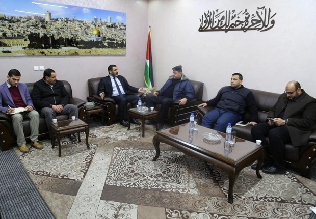 النائب العام يجتمع بقيادة الشرطة الفلسطينية في مكتبه