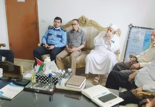 مدير نيابة خانيونس الجزئية  يستقبل وفدا من المجلس التشريعي الفلسطيني