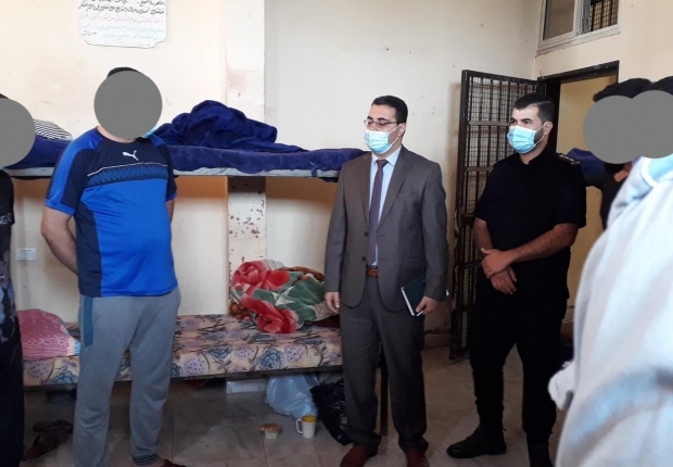نيابة الوسطى الكلية تجري زيارة تفتيشية لمركز الإصلاح والتأهيل المركزي بالمحافظة