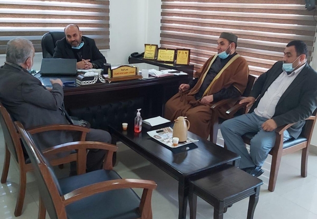  نيابة غزة الجزئية الثالثة تستقبل المستشار القانوني لبنك فلسطين 