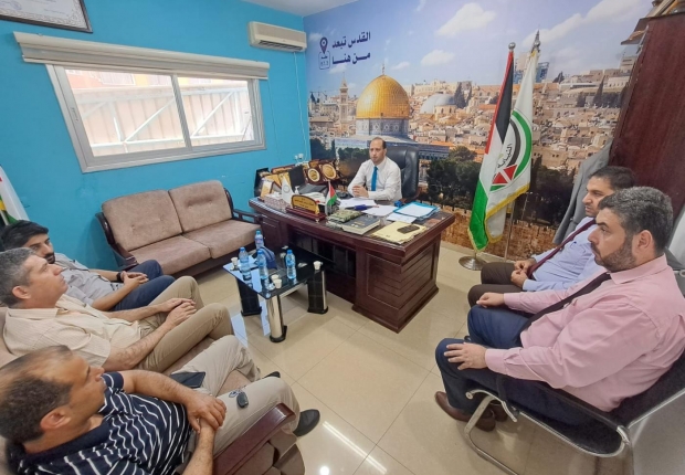 نيابة الوسطى الجزئية تعقد اجتماعاً مع أطباء قسم الاستقبال والطوارئ في مستشفى شهداء الأقصى
