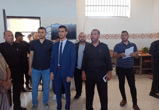 نيابة جرائم الأموال تُجري جولة تفقدية على مركز إصلاح وتأهيل طيبة المركزي بمحافظة غزة