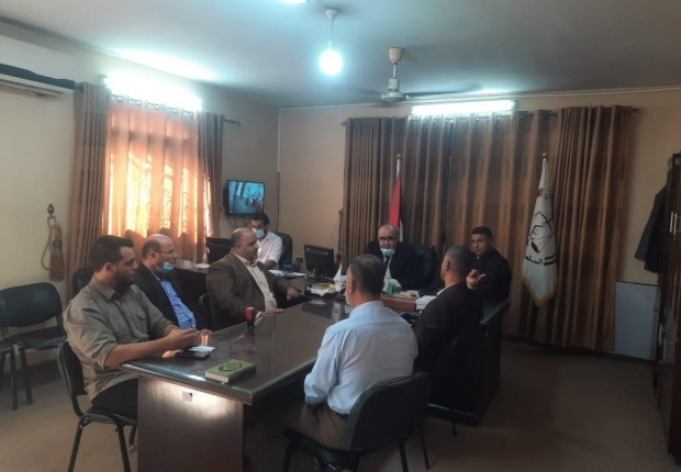 نيابة الشمال الكلية تعقد اجتماعاً مشترك مع محكمة صلح الشمال