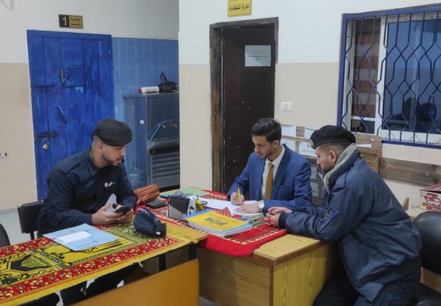 نيابة الوسطى الجزئية تُجري مناوبة على جميع المراكز الشرطية في المحافظة الوسطى في أول وثاني أيام عيد الفطر السعيد