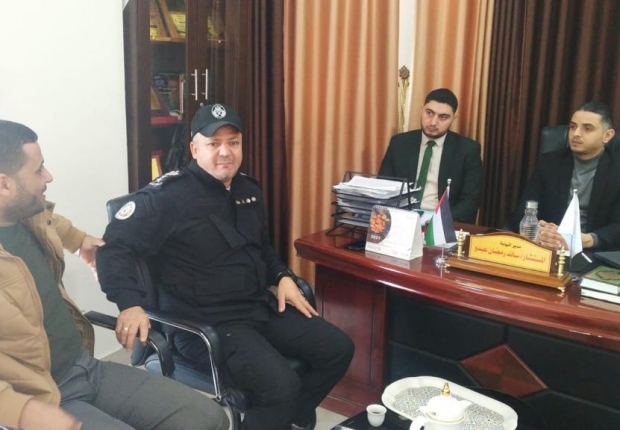 نيابة غزة الجزئية الأولى تؤكد على التنسيق الدائم مع جهاز الدفاع المدني