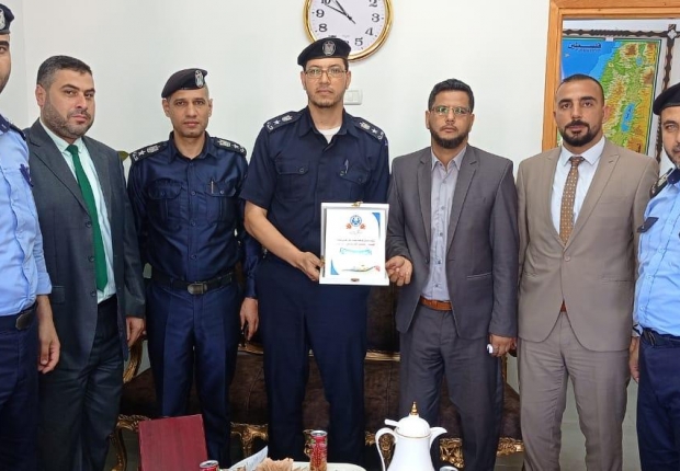  *نيابة خانيونس الجزئية تستقبل وفداً من قيادة مركز غرب خانيونس*