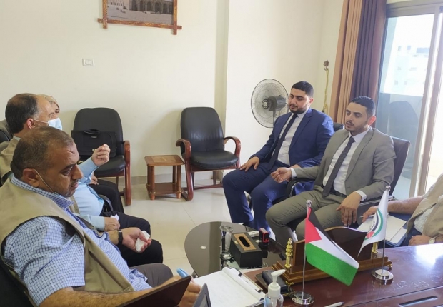 مدير نيابة غزة الأولي  يستقبل  مكتب المراقب العام للداخلية لتعزيز التعاون والتنسيق