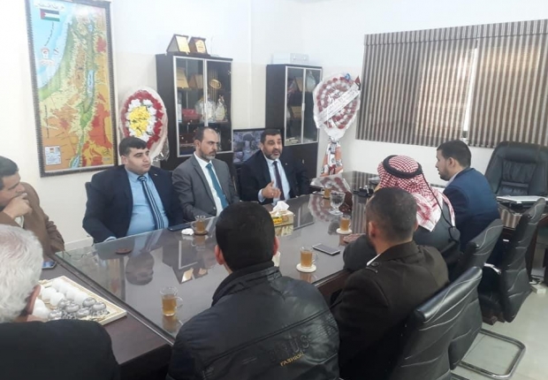استقبل رئيس بلدية الزوايدة د.أيمن ابو سويرح وأعضاء المجلس البلدي ا. يحيى أبو زايد م. يوسف ابو زايد أ. علي ابو زايد ا.ياسر نصار النائب العام المستشار أ.ضياء الدين المدهون