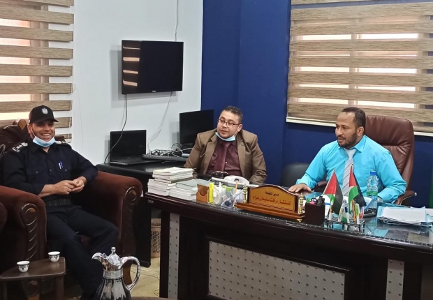 مدير نيابة رفح وادارة العلاقات العامة بالشرطة يؤكدان على تعزيز التعاون المشترك