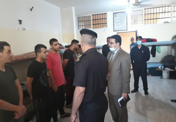 في اطار الزيارات مع شركاء العدالة ومراكز الاصلاح التأهيل 