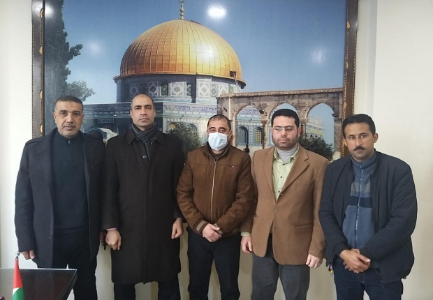  نيابة غزة الجزئية الثانية تستقبل وفد وزارة العمل 
