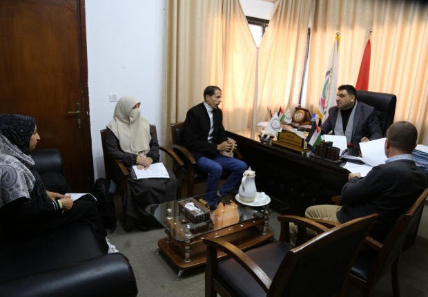 المكتب الفني في النيابة العامة يجتمع مع ممثلي المعهد العالي للقضاء