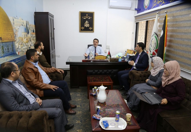 رئيس الإدارة العامة للتفتيش القضائي يعقد اجتماعه الأول بأعضاء وموظفي الإدارة