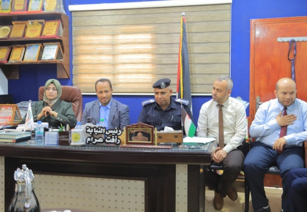 نيابة رفح الجزئية تستقبل قيادة شرطة محافظة رفح