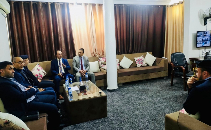  نيابة تنفيذ الأحكام تعقد اجتماعاً مع قيادة شرطة محافظة غزة 