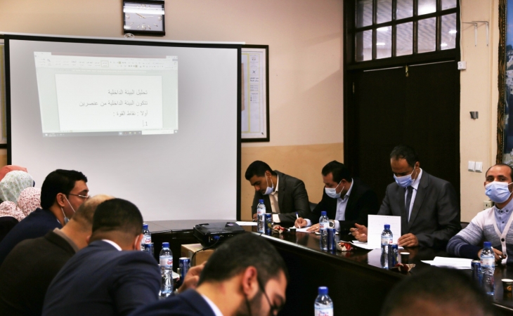 النيابة العامة تعقد جلسة عصف ذهني، لتحليل بيئة العمل، تمهيدا لإعداد الخطة الاستراتيجية للنيابة العامة