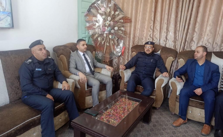 نيابة غزة الجزئية الأولى تُجري زيارة تعاونية لمركز شرطة الشجاعية
