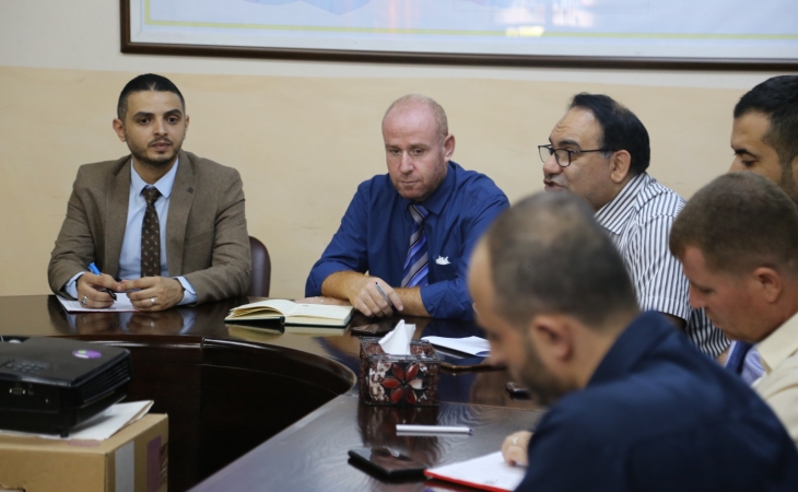 المكتب الفني يلتقي بنيابة غزة الدائرة الاولى للنهوض بجودة الأداء الفني ويشيد بسرعة انجازها لقضايا الرأي العام