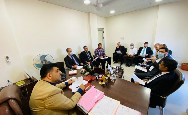 مدير  نيابة غزة الجزئية الثانية  ورئيس غزة الكلية يؤكدان علي الارتقاء بجودة الخدمات القضائية وتيسير إجراءات المواطنين