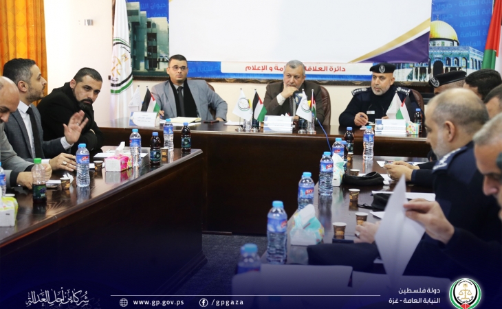 النائب العام ومساعد مدير الشرطة لشئون المحافظات يعقدان جلسة حوارية هادفة