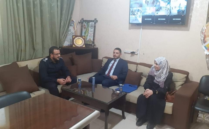 مدير نيابة غزة الدائرة الأولى يلتقي مدير شرطة التفاح والدرج ويؤكدان على تعزيز التعاون الاجرائي وتجويد الخدمات العدلية