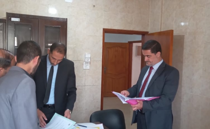 التفتيش القضائي في النيابة العامة تُجري زيارة ميدانية لنيابتَي رفح الكلية والجزئية