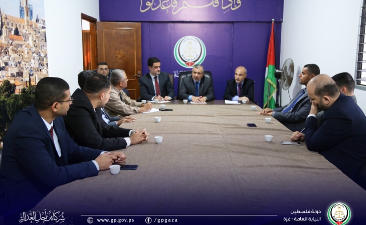 النائب العام يُجري زيارة تفقدية لنيابتَي الاستئناف والنقض وسرايا نيابة الوسطى
