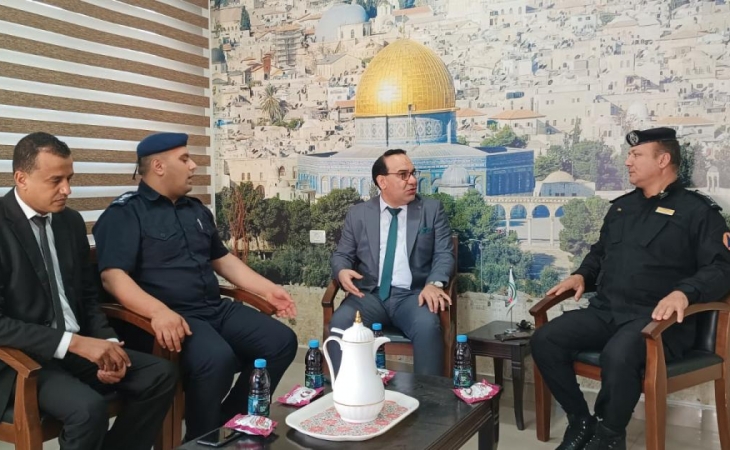 نيابة غزة الجزئية الثالثة تجتمع مع ممثلي الدفاع المدني لمحافظة غزة ومركز شرطة الزيتون