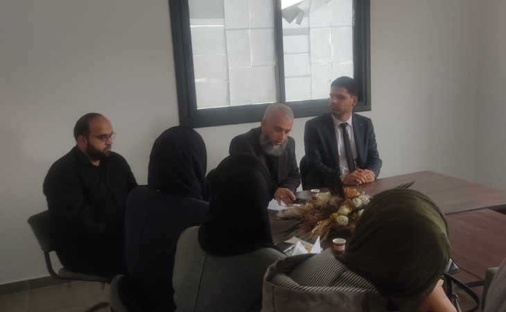 نيابة خانيونس الجزئية تستقبل طالبات كلية الشريعة و القانون بالجامعة الإسلامية