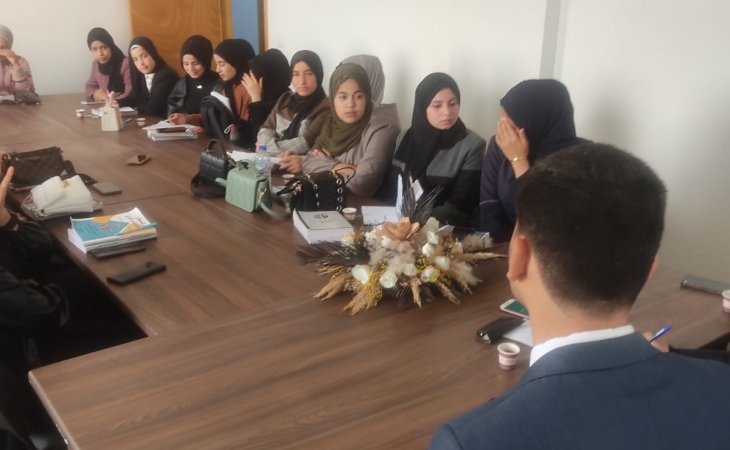 نيابة خانيونس الجزئية تستقبل طالبات كلية الشريعة و القانون بالجامعة الإسلامية