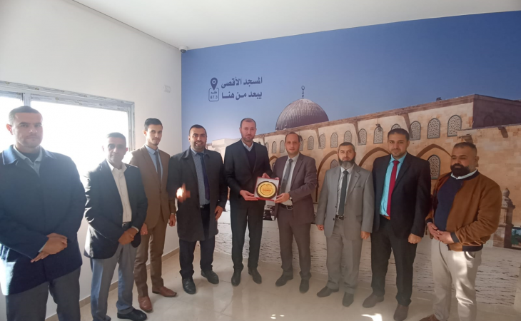 نيابة الوسطى الجزئية تزور نيابة الوسطى الكلية لتجويد سير العمل