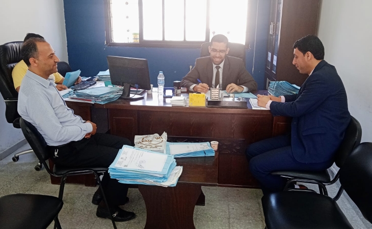  التفتيش القضائي يبدأ في إجراء معايشة لأعضاء النيابة المحقّقين في  نيابتَي رفح والشمال الجزئية