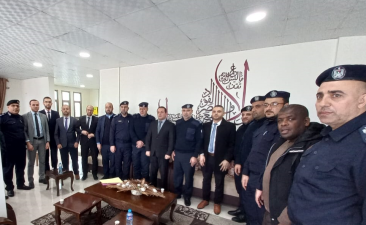 نيابتَي غزة الأولى والثانية تستقبلان محافظ غزة والوفد المرافق له