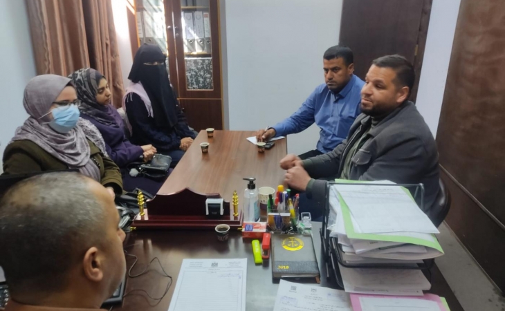 دائرة المحرزات تعقد اجتماعاً مع المعمل الجنائي في وزارة العدل