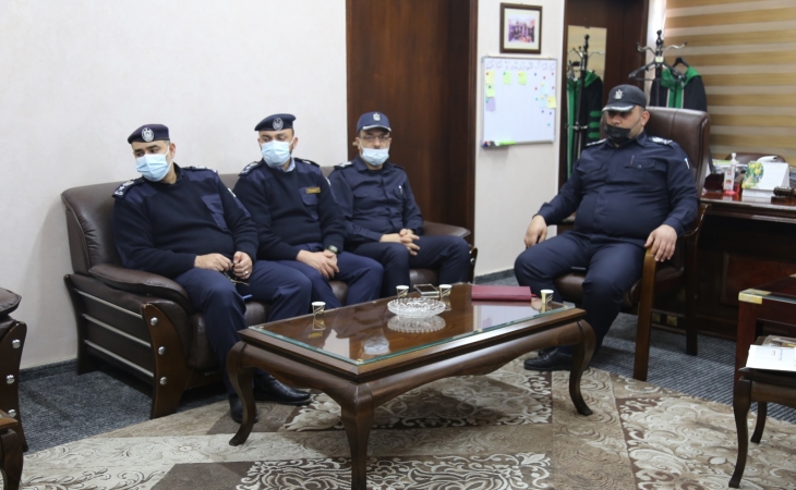 النائب العام يستقبل مدير شرطة محافظة غزة وضباط مراكزها في مكتبه
