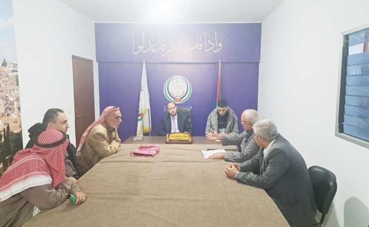 نيابة الوسطى الجزئية تستقبل لجنة الإصلاح وشئون العشائر في المحافظة الوسطى