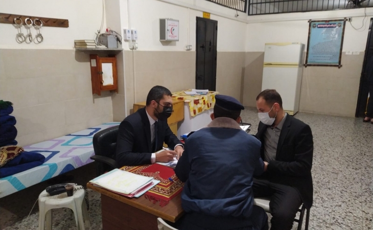 نيابة الشمال تجري جولة تفتيشية على مراكز الاصلاح والتأهيل في محافظة شمال غزة