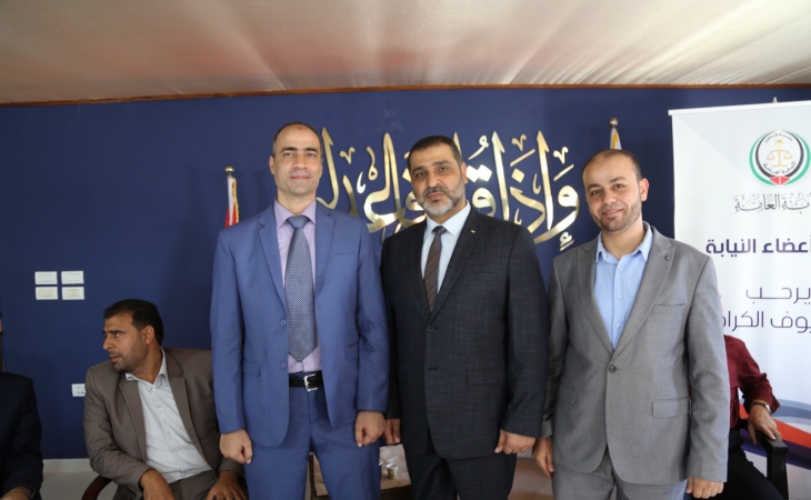 لقاء معايدة النائب العام مع أسرة النيابة العامة