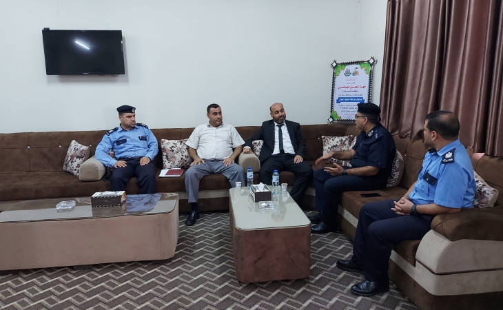 نيابة غزة الجزئية الثالثة تنظم جولة لمراكز شرطة غرب محافظة غزة