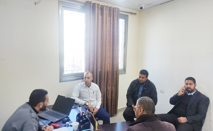 دائرة المحرزات بالنيابة العامة تعقد اجتماعاً مع نيابة غزة الجزئية الأولى والثانية لبحث سبل التعاون المشترك