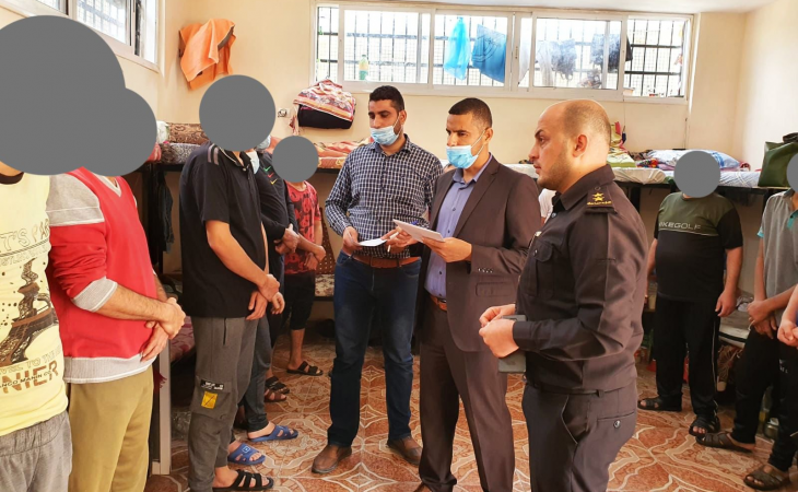 نيابة الشمال الكلية تجري جولة تفتيشية على مركز الإصلاح والتأهيل المركزي بالمحافظة