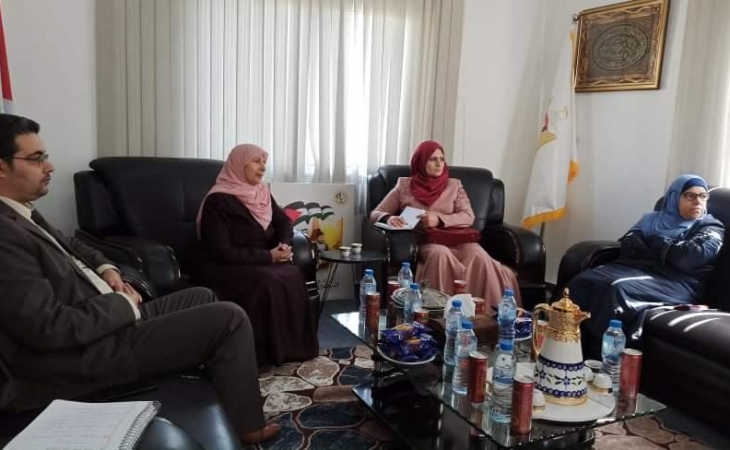 المكتب الفني بالنيابة العامة ينظم زيارة تعاونية لوزارة شئون المرأة